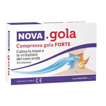 Nova Gola Compressa Gola Forte 20 Compresse