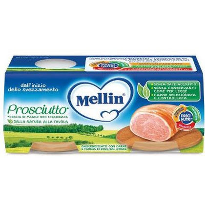 Mellin Omogeneizzato Prosciutto 4x80g