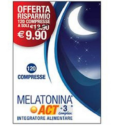 Melatonina Act1mg+3 Complex 120 Compresse