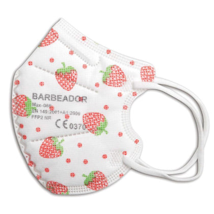 Mascherina Ffp2 Bambini Fantasia Fragole 1 Pezzo