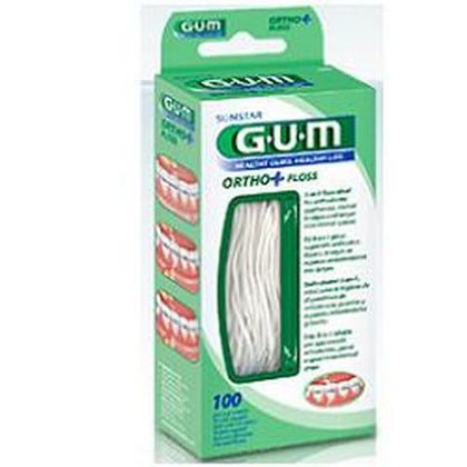 Gum Ortho + Floss Filo Per Per Apparecchi Ortodontici 100 Pe