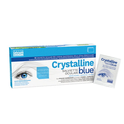 Crystalline Blue 18 Salviette Oculari