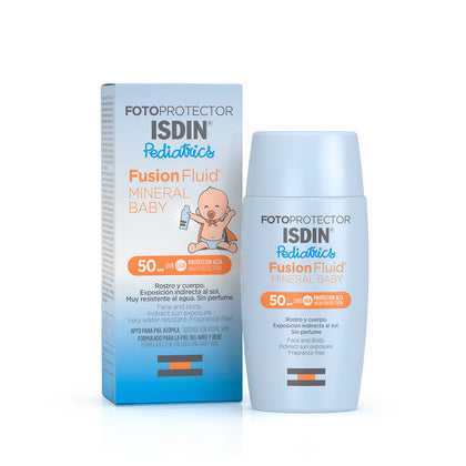 Isdin Fusion Fluido Mineral Baby Pediatrics Spf50 50ml