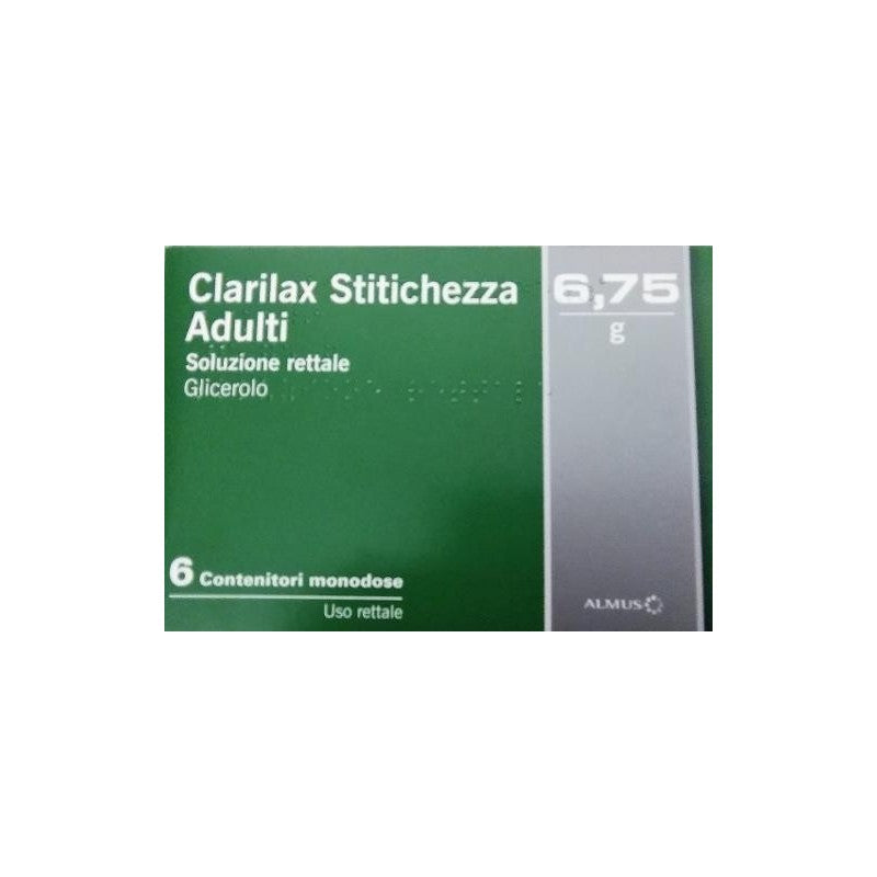 Clarilax Stitichezza 6 Microclismi Glicerolo 6,75g
