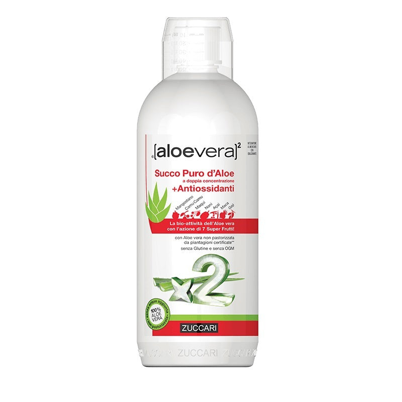 Zuccari Aloevera2 Succo Puro D'aloe+antiossidanti