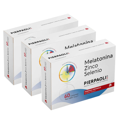 Melatonina Zinco Selenio Pierpaoli 3x60 Compresse