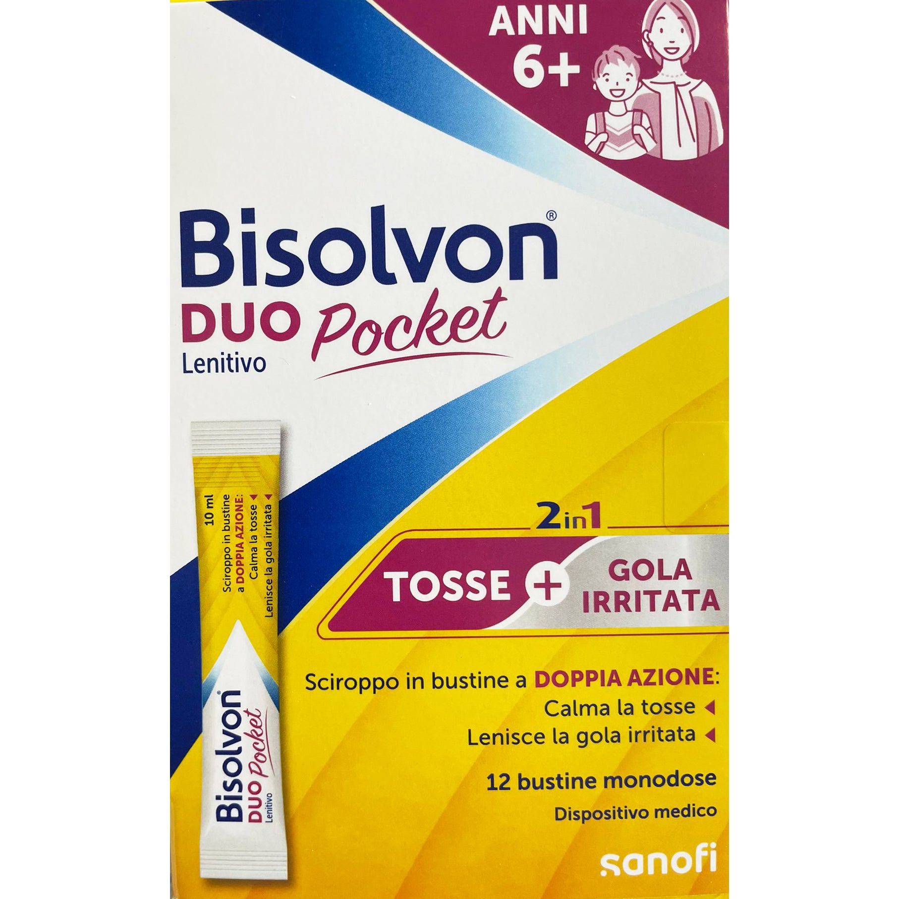 Bisolvon Duo Pocket Lenitivo 12 Bustine Monodose
