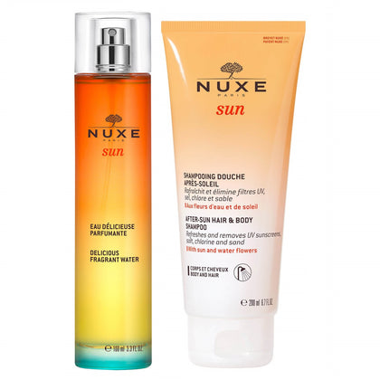 Nuxe Sun Acqua Deliziosa Profumata+shampoo Doccia Doposole