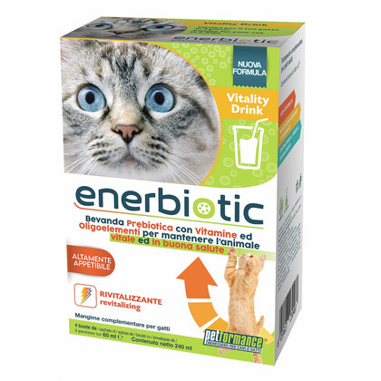 Petformance Enerbiotic Gatto 4 Buste 60ml
