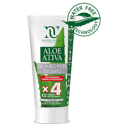 Aloe Attiva Gel Puro Titolato 99,9%