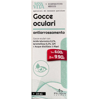 Sanavita Gocce Oculari Antiarrossamento 10ml