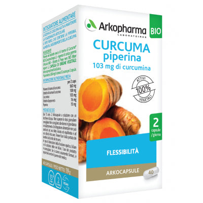 Arkocapsule Curcuma + Piperina Bio 40 Capsule