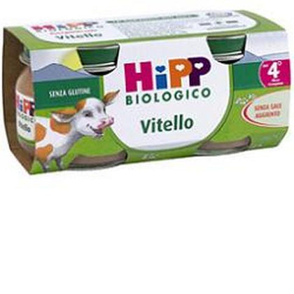 Hipp Bio Omogeneizzato Vitello 80g 2 Pezzi