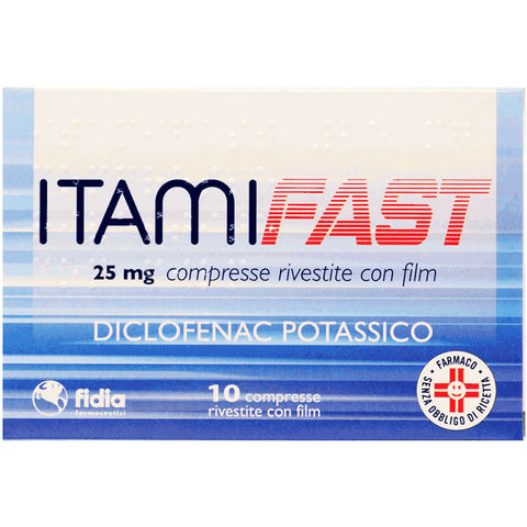 Itamifast 10 Compresse Riv 25mg