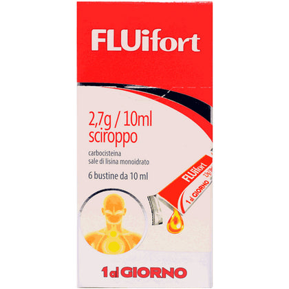 Fluifort Sciroppo 6 Buste Monodose 2,7g/10ml