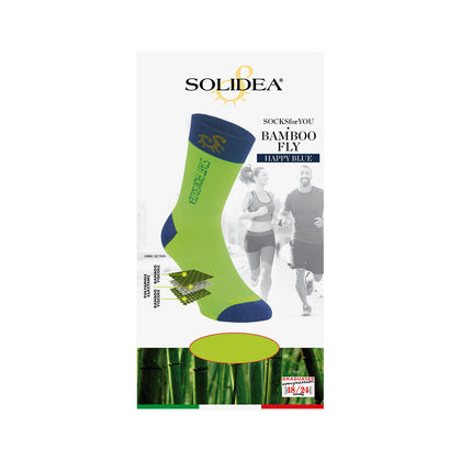 Solidea Socks For You Fly Happy Blue Xl Colore Verde Fluo