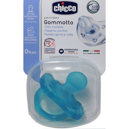 Chicco Gommotto Silicone Azzurro 6-12