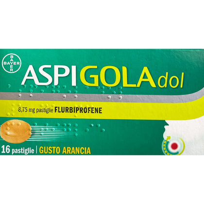 Aspigoladol 16 Pastiglie Arancia 8,75mg