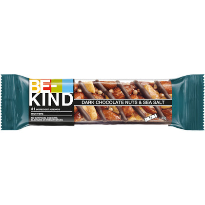Be Kind Barretta Ciccolato Fondente, Noci E Sale Marino 30g