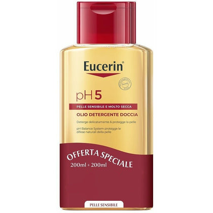 Eucerin Olio Detergente Doccia Bipack 200+200ml