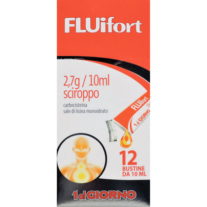 Fluifort Sciroppo 12buste Monodose 2,7g/10ml