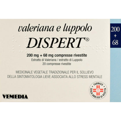 Valeriana Luppolo Dispert 20 Compresse