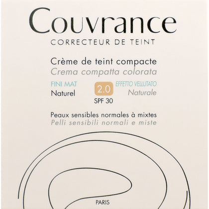 Avene Couvrance Crema Compatta Oilfree Naturale