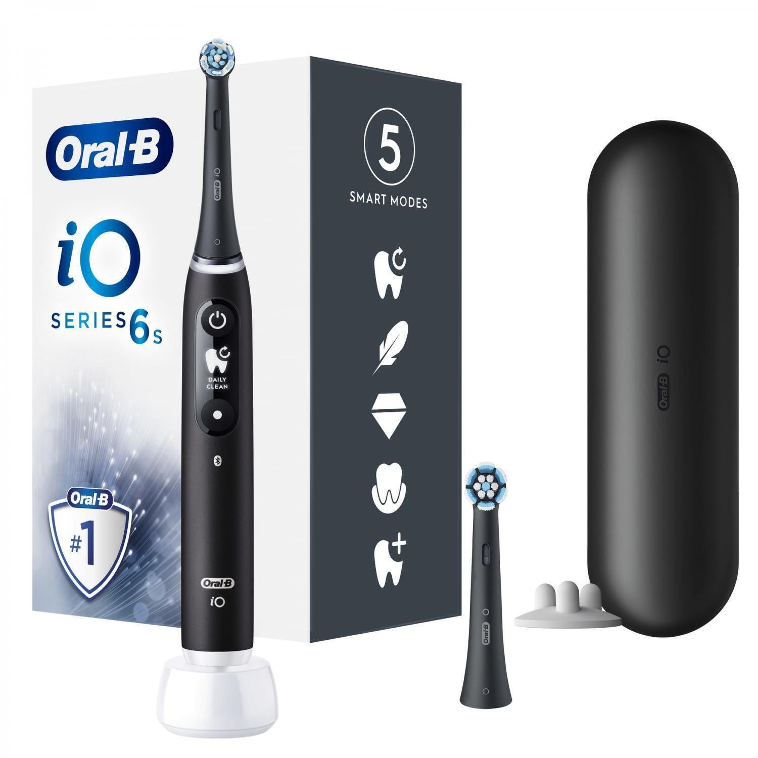 Oral-b Spazzolino Elettrico Io Serie 6s Black Lava+2 Testine – faol