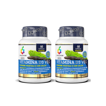 Vitamina D3 Veg 120 Capsule 1+1 Colours