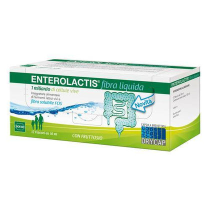 Enterolactis Fibra Liquida 12 Flaconi