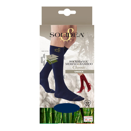Solidea Socks For You Merino Bamboo Classic Unisex Blu L