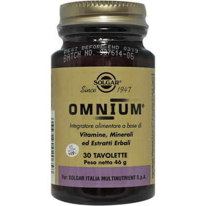 Solgar Omnium 30 Tavolette