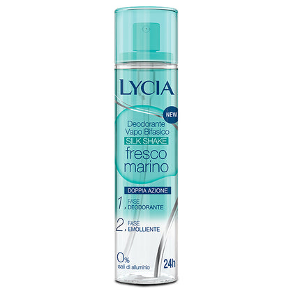 Lycia Deodorante Vapo Bifasico Silk Shake Fresco Marino