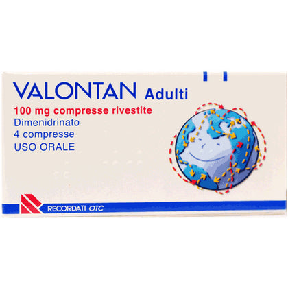 Valontan 4 Compresse Rivestite 100mg