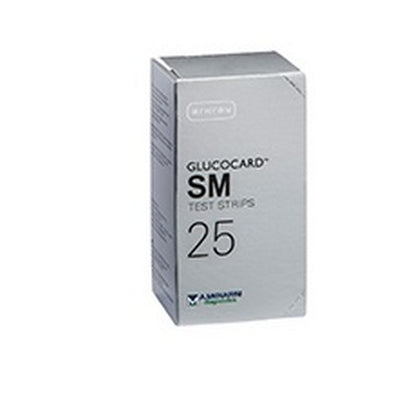 Glucocard Sm Test Strips 25 Pezzi