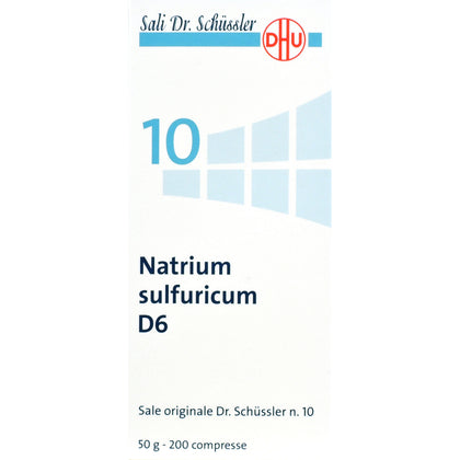 Natrium Sulfuricum Sali Di Schussler N.10 6dh 50g