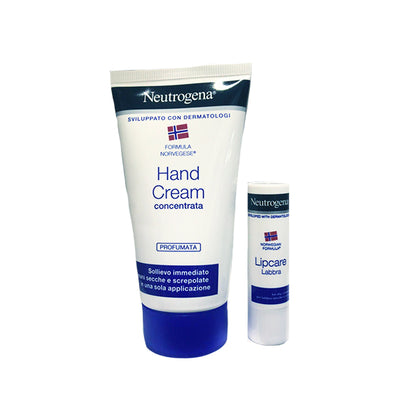 Neutrogena Crema Mani Profumata 75ml + Lipstick