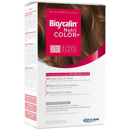 Bioscalin Nutricolor+ Tinta Capelli 6.3 Biondo Scuro Dorato